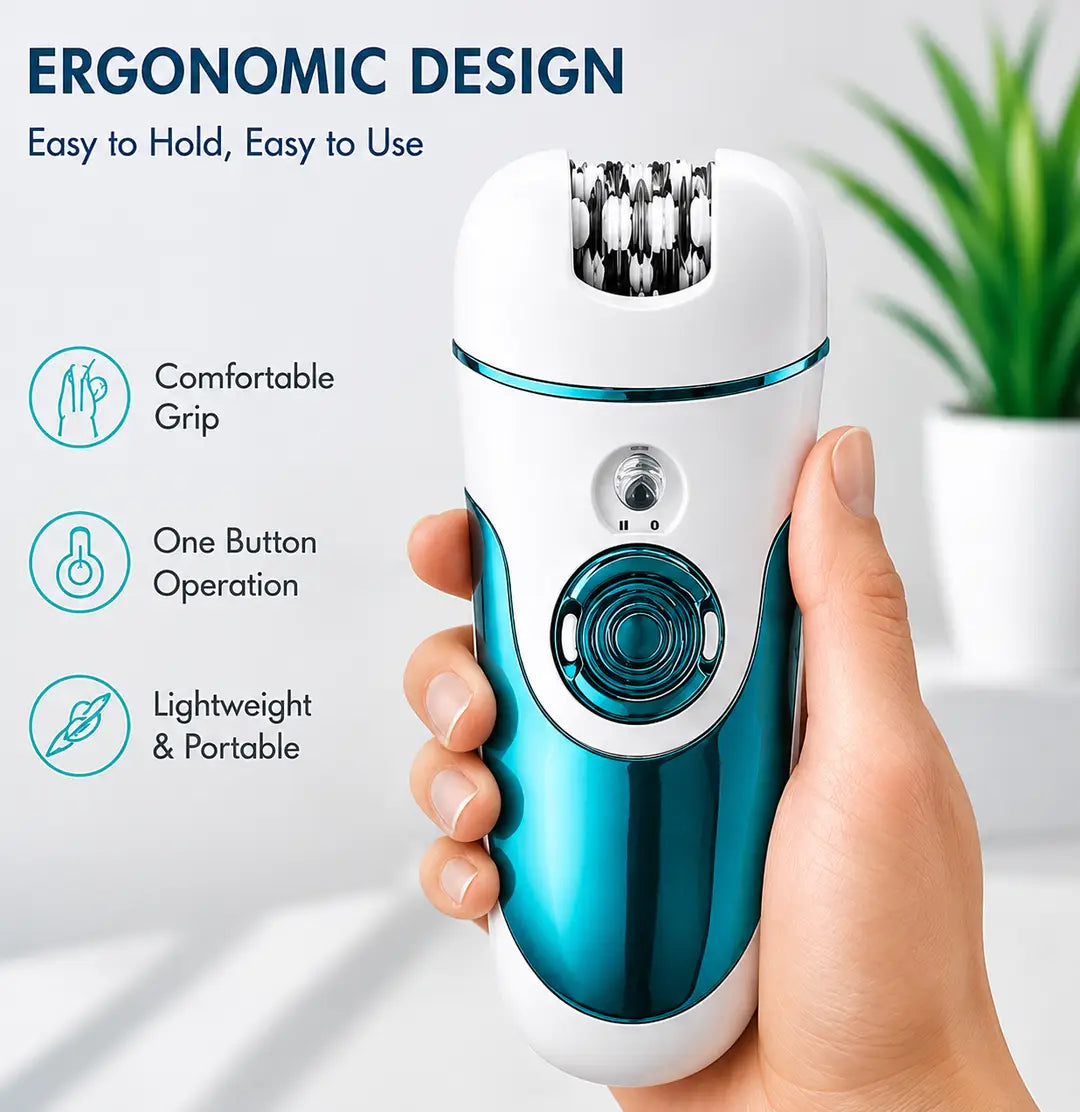 4-in-1 Rechargeable Hair Epilator & Grooming Kit