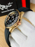 ⌚ Luxury Men’s Rubber Strap Watch